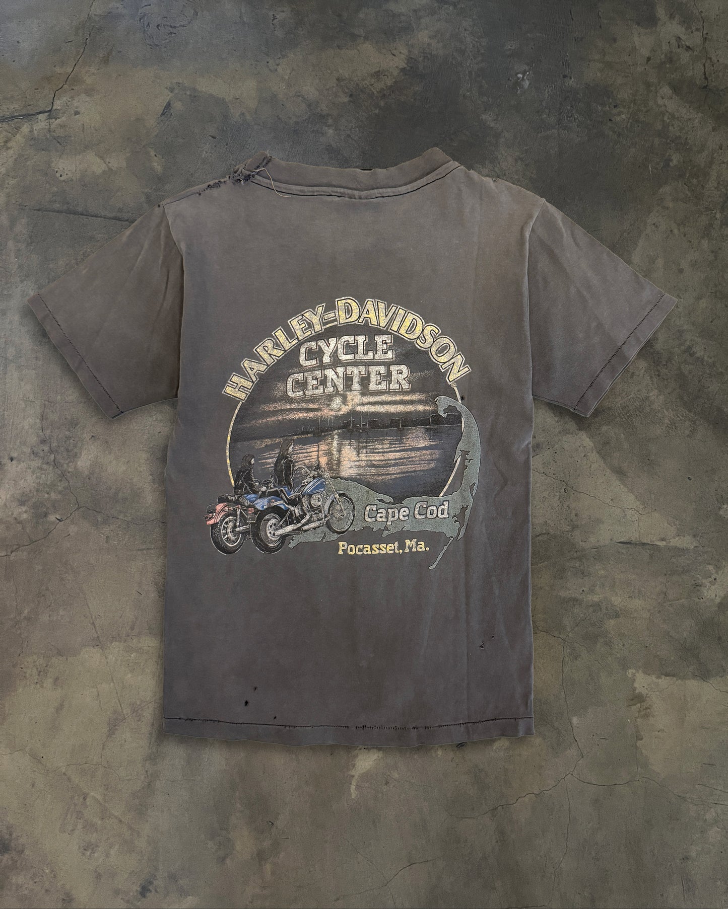 1990s HARLEY CAPE COD TEE