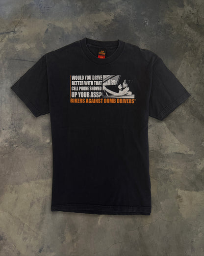 2000's BIKERS AGAINST DUMB DRIVER TEE