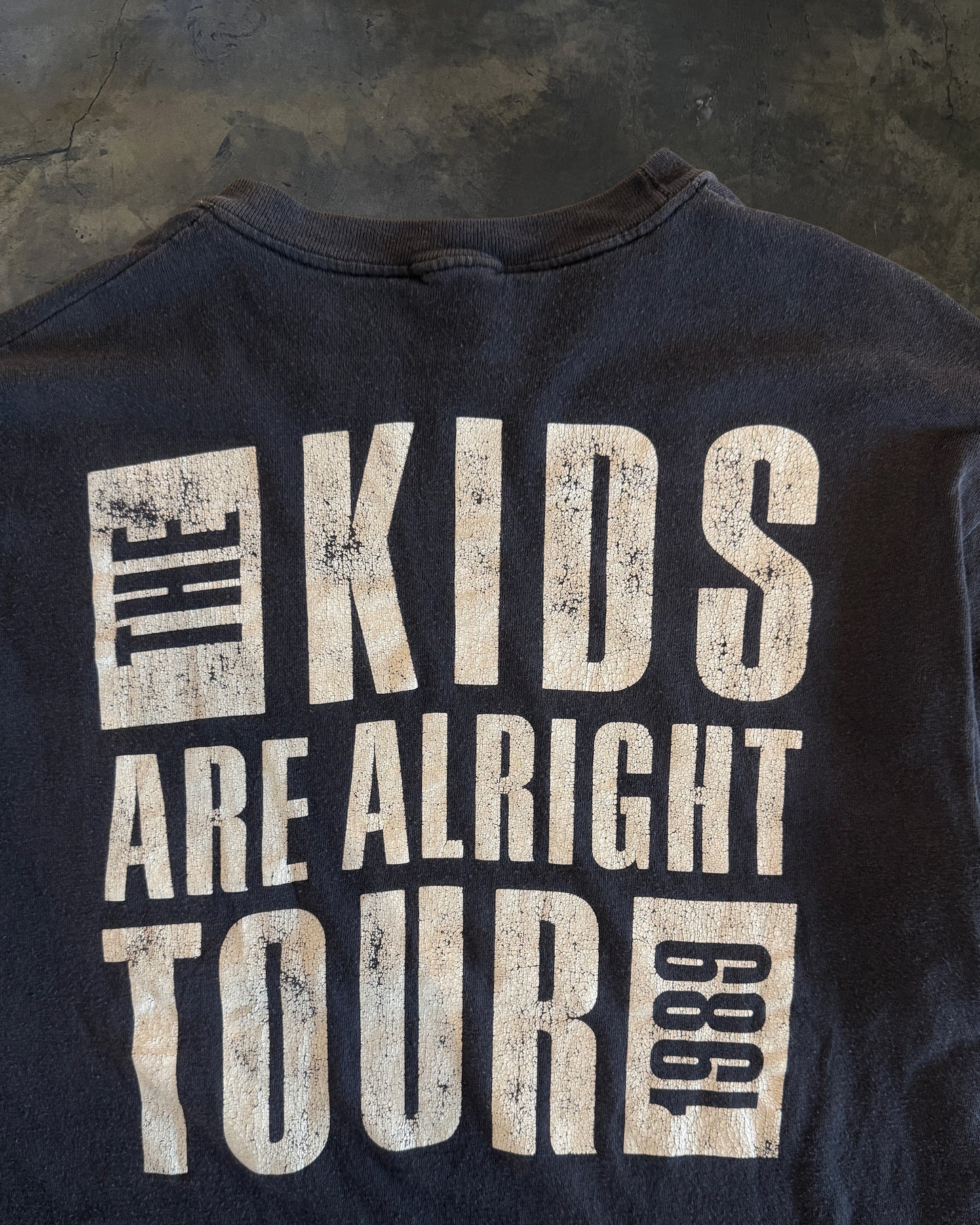 1980s THE WHO "THE KIDS ARE ALRIGHT" TOUR TEE