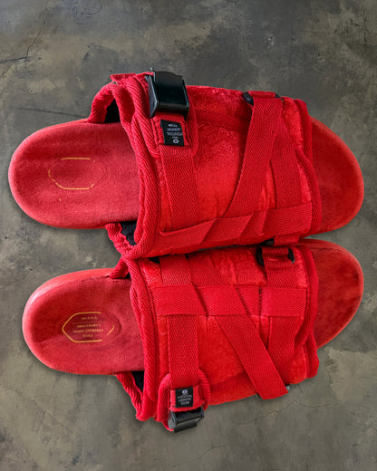 VISVIM RED CHRISTO SANDALS