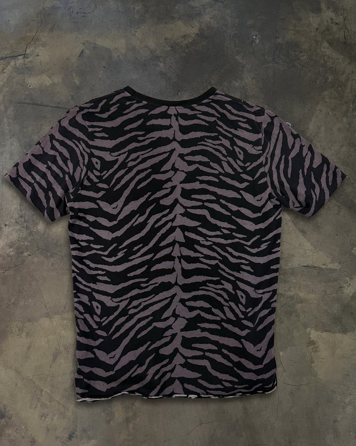 SAINT LAURENT AW2013 ZEBRA PRINT TEE