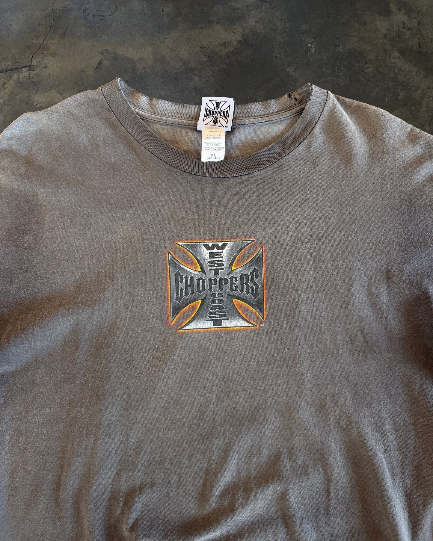 2000s WEST COAST CHOPPERS DISTRESSED AND FADED TEE