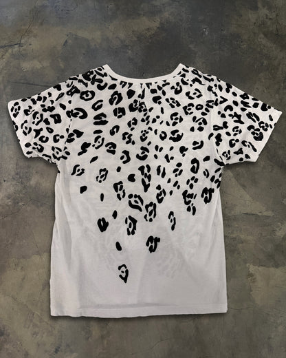 SAINT LAURENT AW2016 CRYSTAL LEOPARD TEE