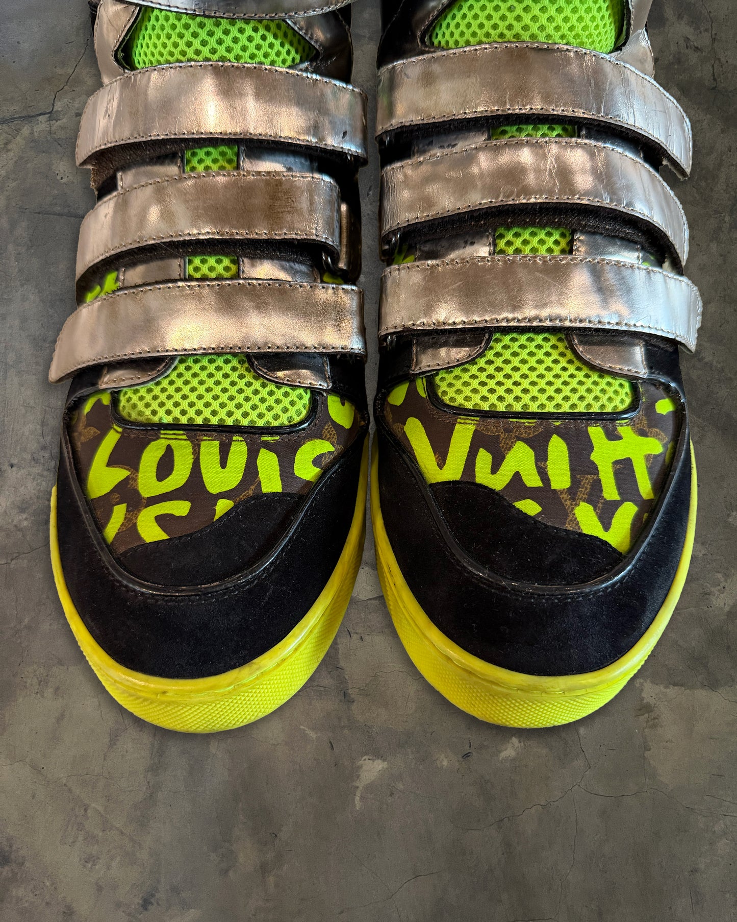LOUIS VUITTON X STEPHEN SPROUSE 2001 GRAFFITI HIGH TOPS