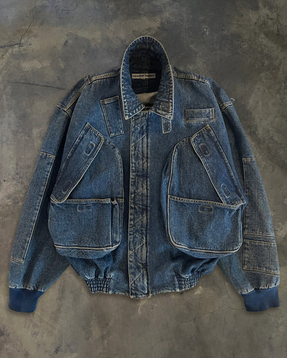 KATHARINE HAMNETT 1986 DENIM CARGO JACKET