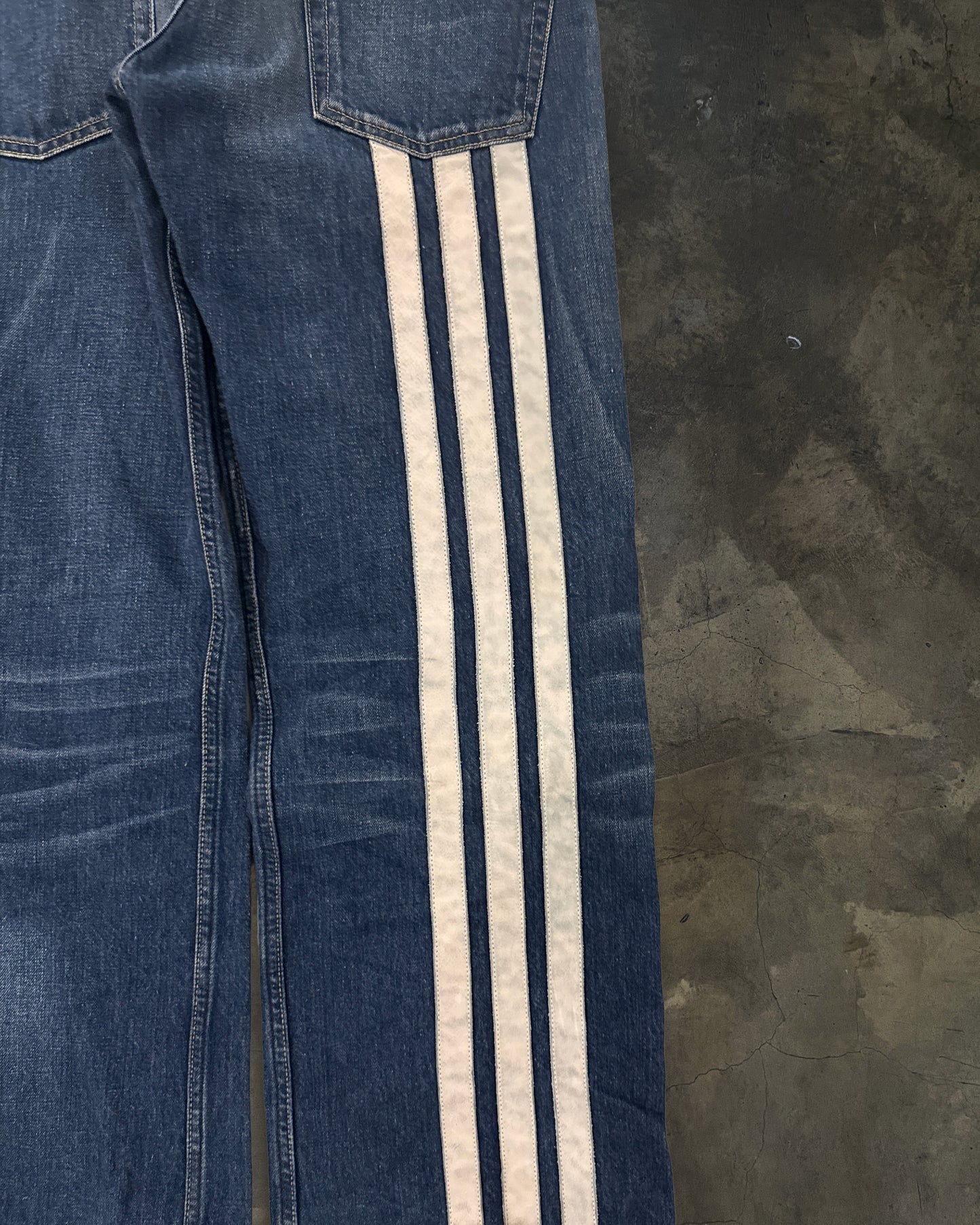 Y-3 AW2005 THREE STRIPES DENIM
