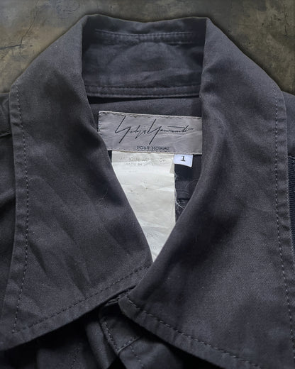 YOHJI YAMAMOTO POUR HOMME AW2000 ASYMETTRICAL SHIRT