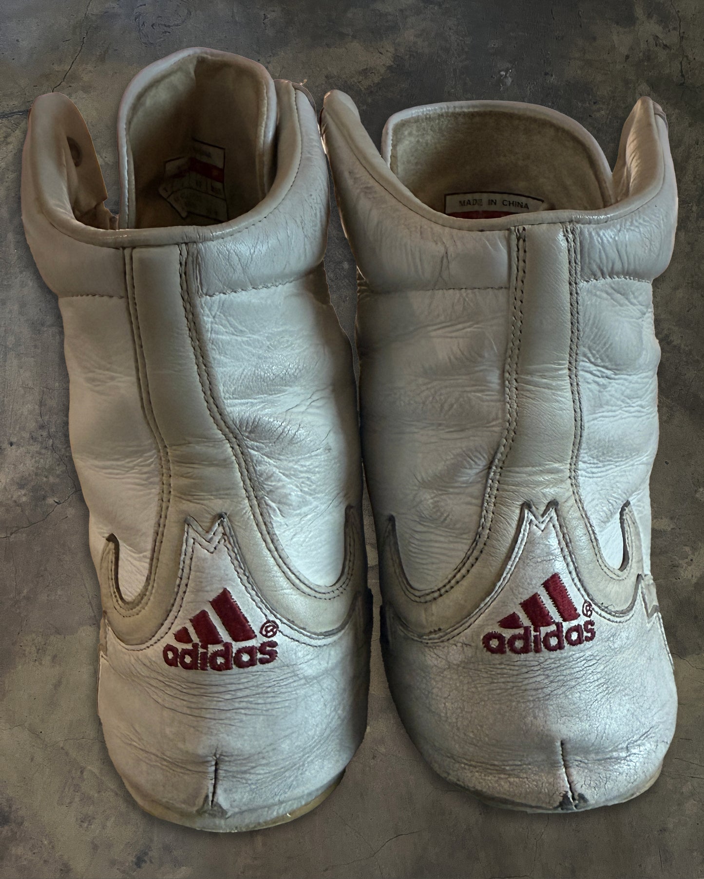 YOHJI YAMAMOTO SS2002 ADIDAS PRAJNA HIGH TOPS BOXING BOOTS