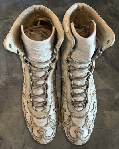 YOHJI YAMAMOTO SS2002 ADIDAS PRAJNA HIGH TOPS BOXING BOOTS