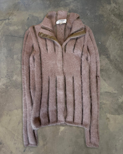 YVES SAINT LAURENT RIVE GAUCHE AW2001 ANGORAL WOOL KNIT SWEATER