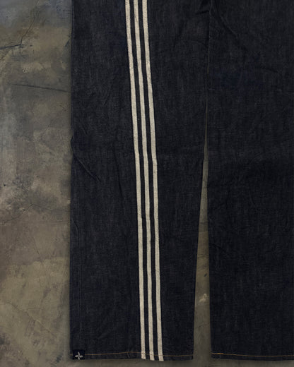 Y-3 SS2004 SPOTTED HORSE THREE STRIPES DENIM