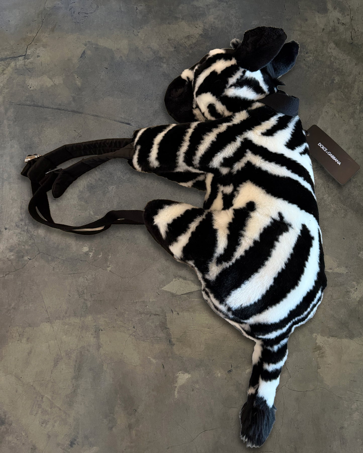 DOLCE GABANNA AW2017 ZEBRA BACKPACK
