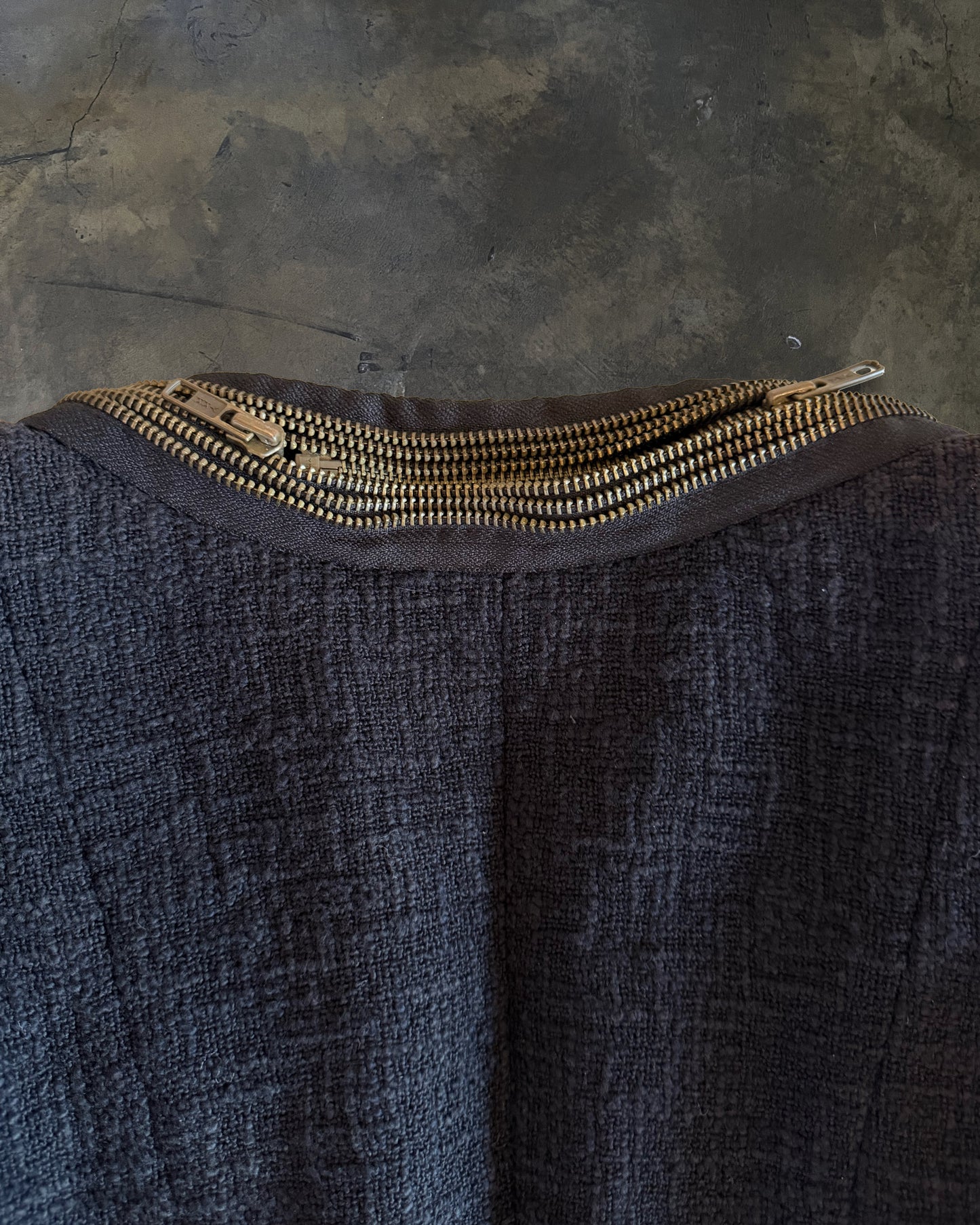 BALMAIN SS2010 MULTI ZIPPER TWEED JACKET