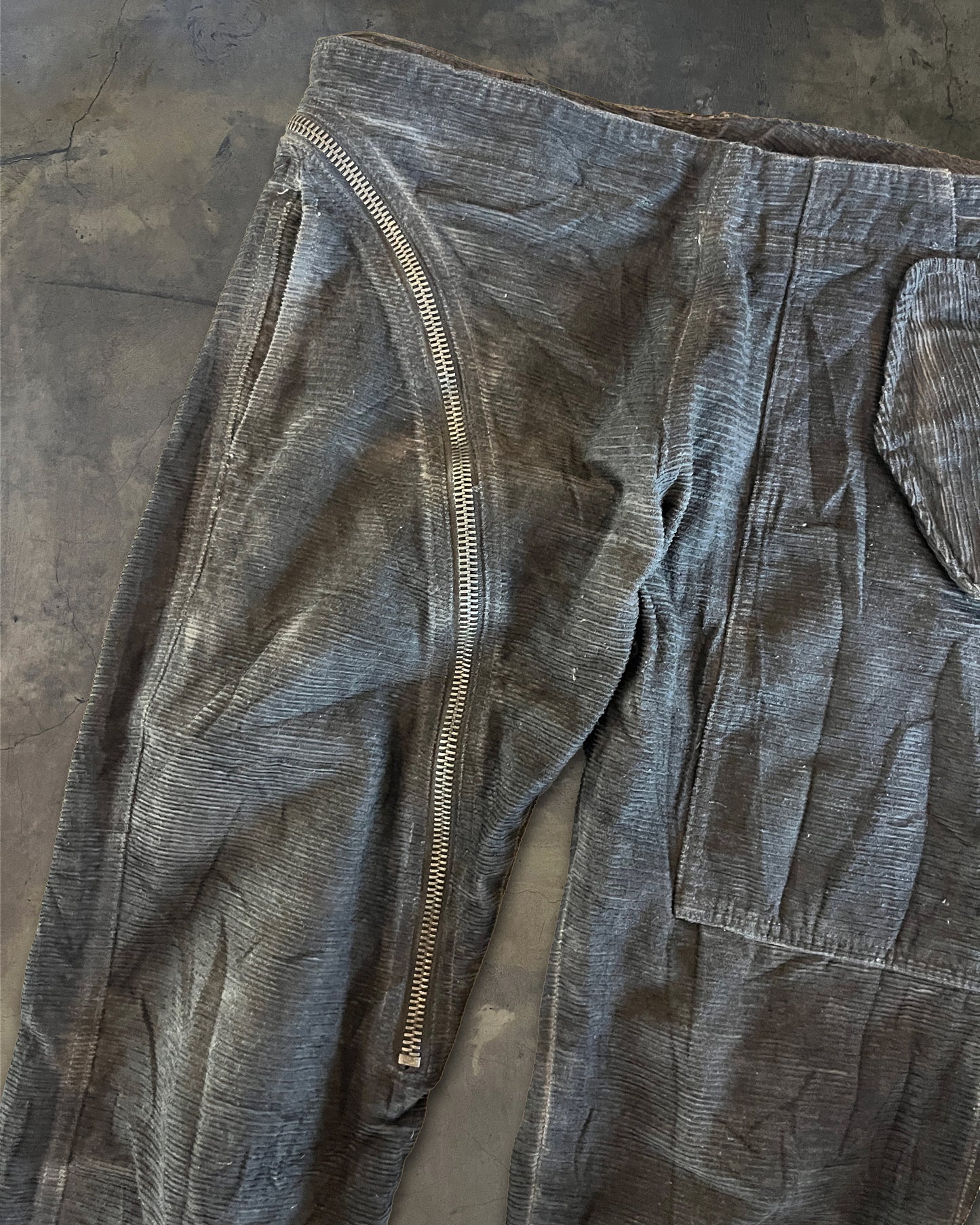 RICK OWENS DRKSHDW FW2009 CORDUROY AIRCUTS