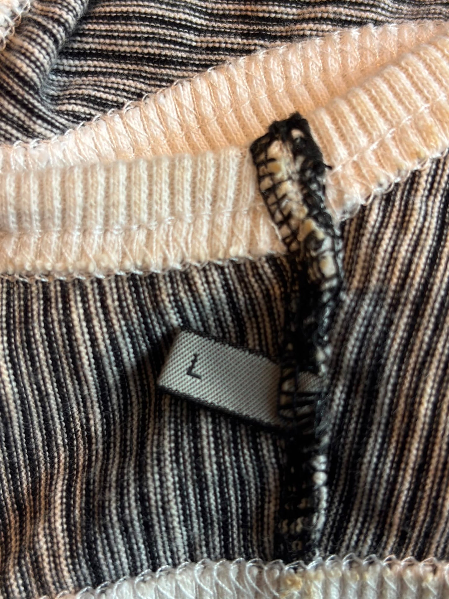 DIOR HOMME AW2005 STRIPED SLEEVELESS DETATCHABLE HOODIE