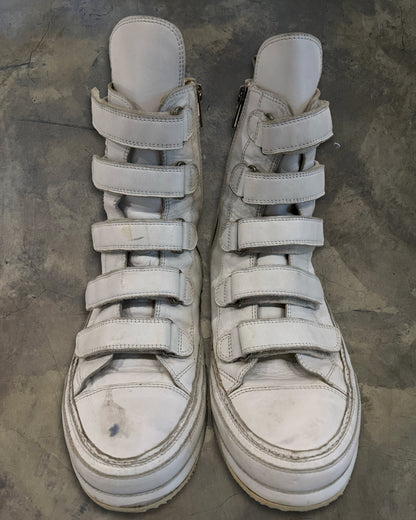 ANN DEMEULEMEESTER VELCRO HI TOP SNEAKERS