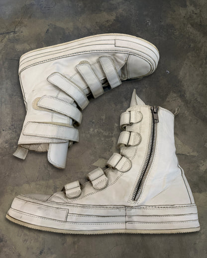 ANN DEMEULEMEESTER VELCRO HI TOP SNEAKERS