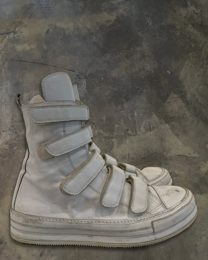 ANN DEMEULEMEESTER VELCRO HI TOP SNEAKERS