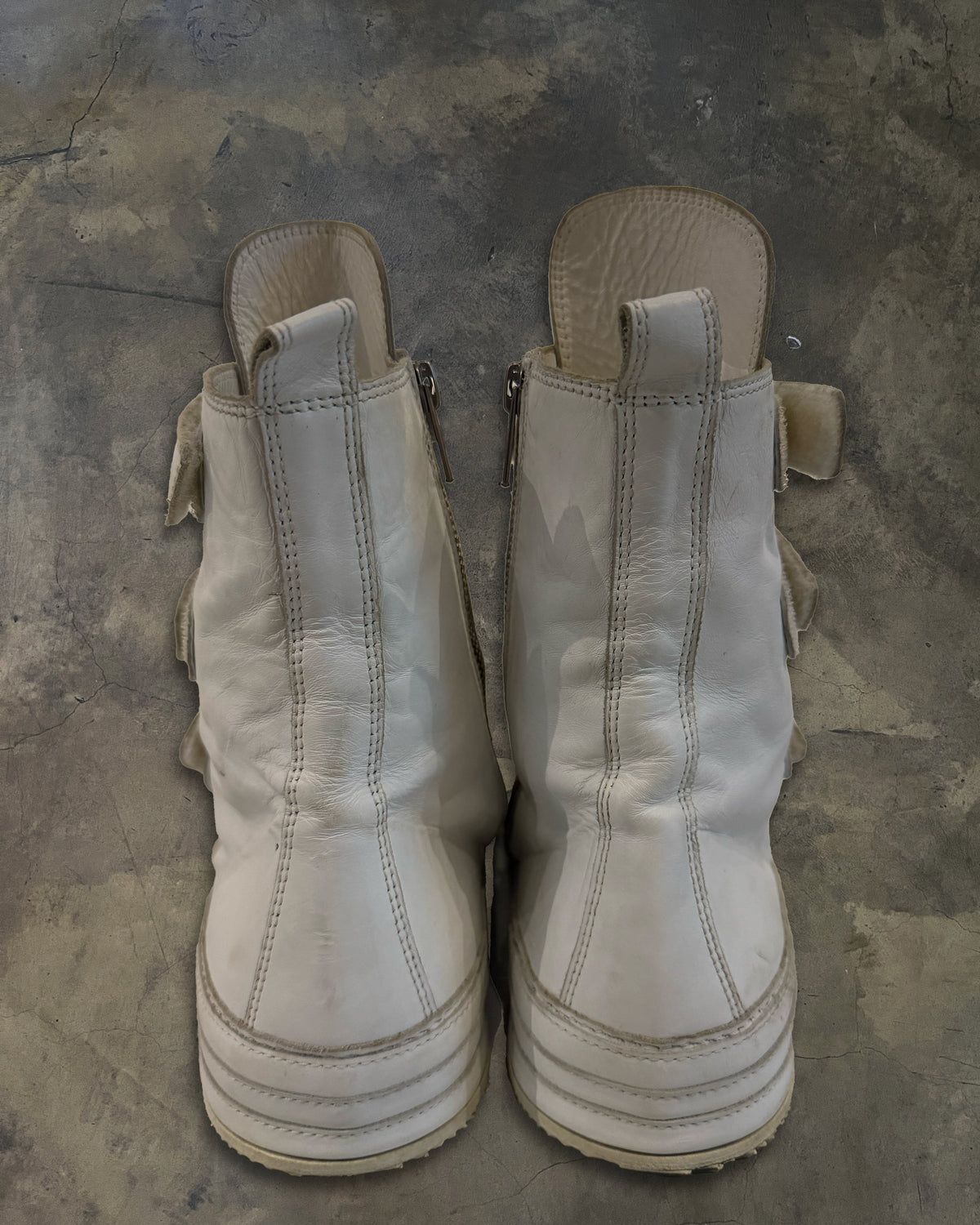 ANN DEMEULEMEESTER VELCRO HI TOP SNEAKERS