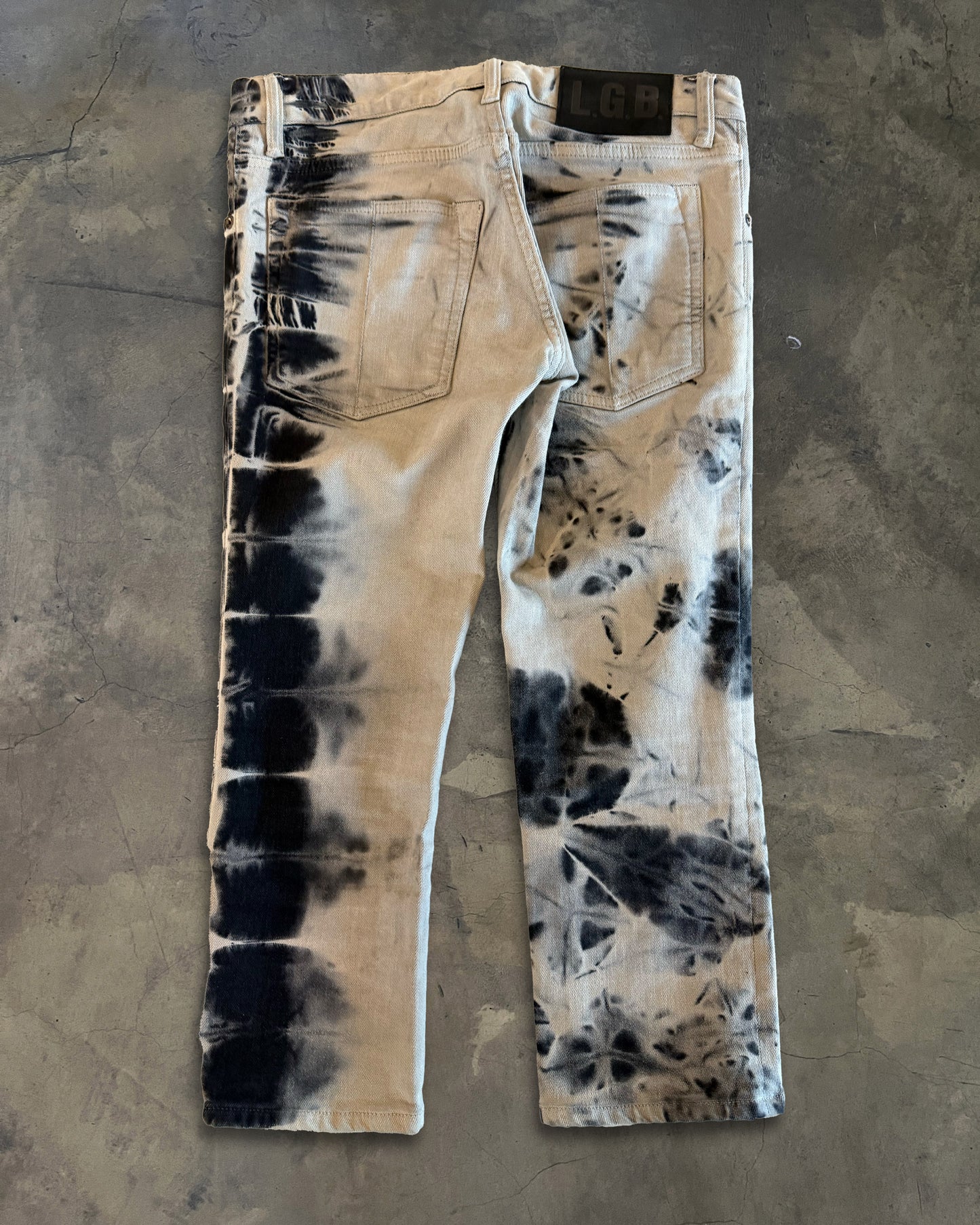 LGB TIE DYE WASH CAPRI