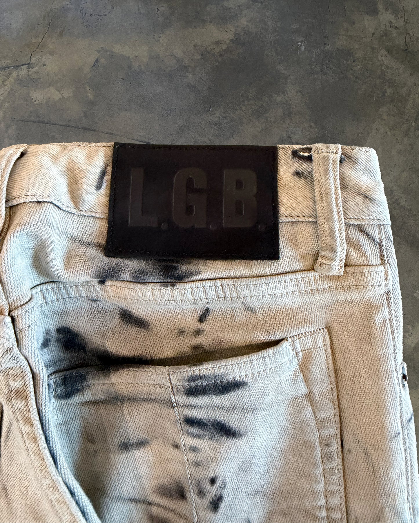 LGB TIE DYE WASH CAPRI