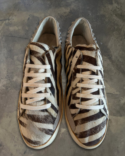 ASH LOW TOP PONY HAIR STUDDED SNEAKERS