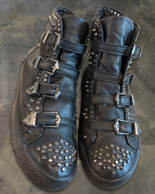 ASH STUDDED HIGH TOPS