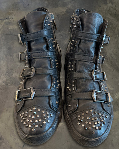 ASH STUDDED HIGH TOPS