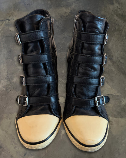 ASH WEDGE THELMA BUCKLED WEDGES