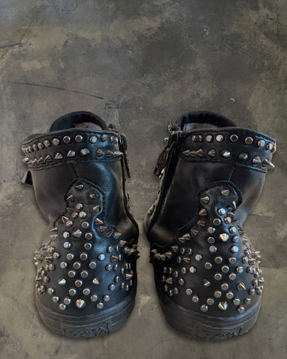 ASH STUDDED HIGH TOPS