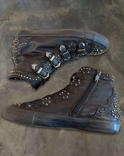 ASH STUDDED HIGH TOPS