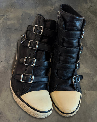 ASH WEDGE THELMA BUCKLED WEDGES