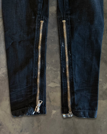 BALMAIN BIKER DENIM