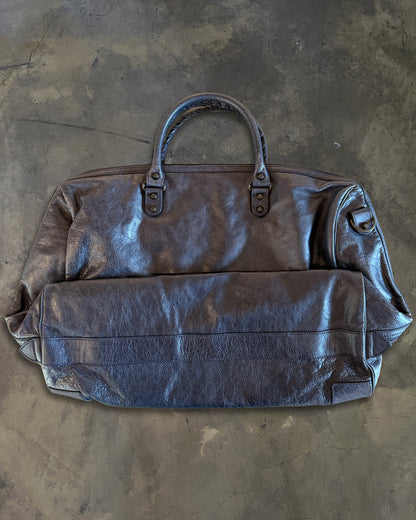 BALENCIAGA 2012 NAVY 24HOUR VOYAGE BAG