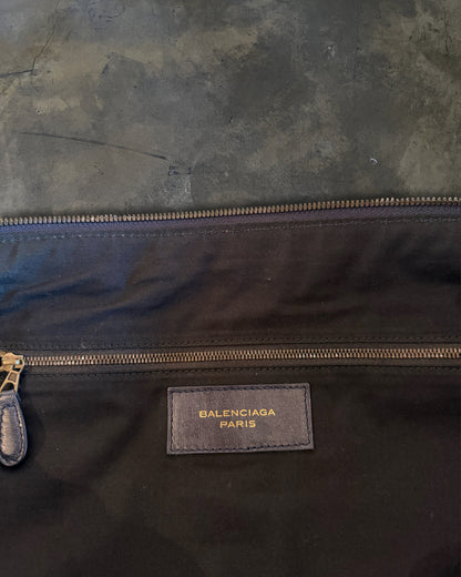 BALENCIAGA 2012 NAVY 24HOUR VOYAGE BAG