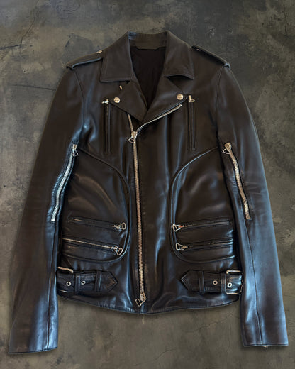 BALMAIN AW2010 LAMBSKIN PERFECTO JACKET