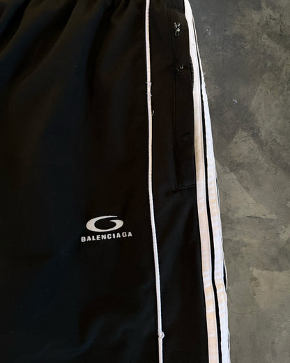 BALENCIAGA LOGO STRIPED TRACK SUIT PANTS