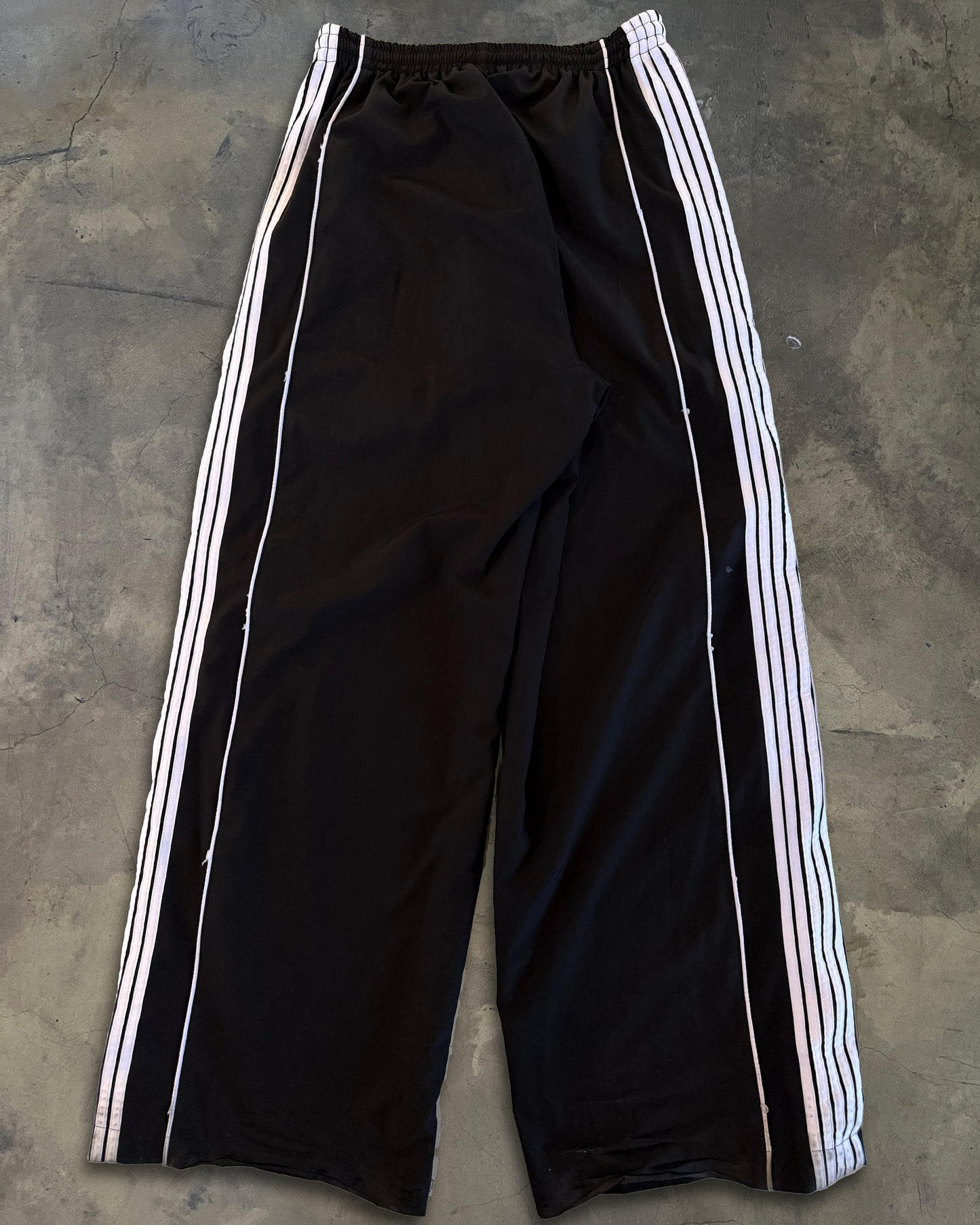 BALENCIAGA LOGO STRIPED TRACK SUIT PANTS