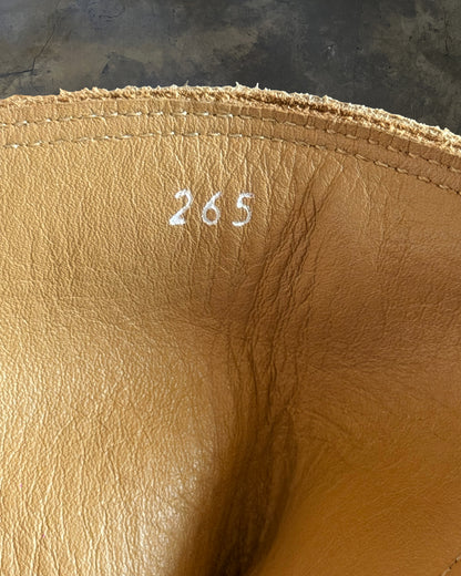 BALMAIN AW2011 MILITARY CREPE RANGER BOOTS