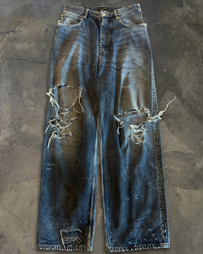 BALENCIAGA SS2023 MUD SHOW SKATER JEANS