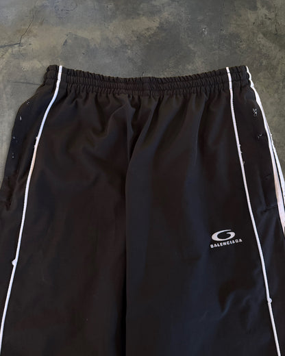 BALENCIAGA LOGO STRIPED TRACK SUIT PANTS