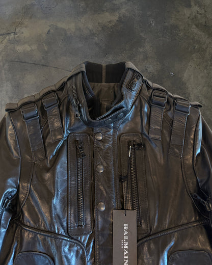 BALMAIN SS2011 LEATHER MOTARDO JACKET