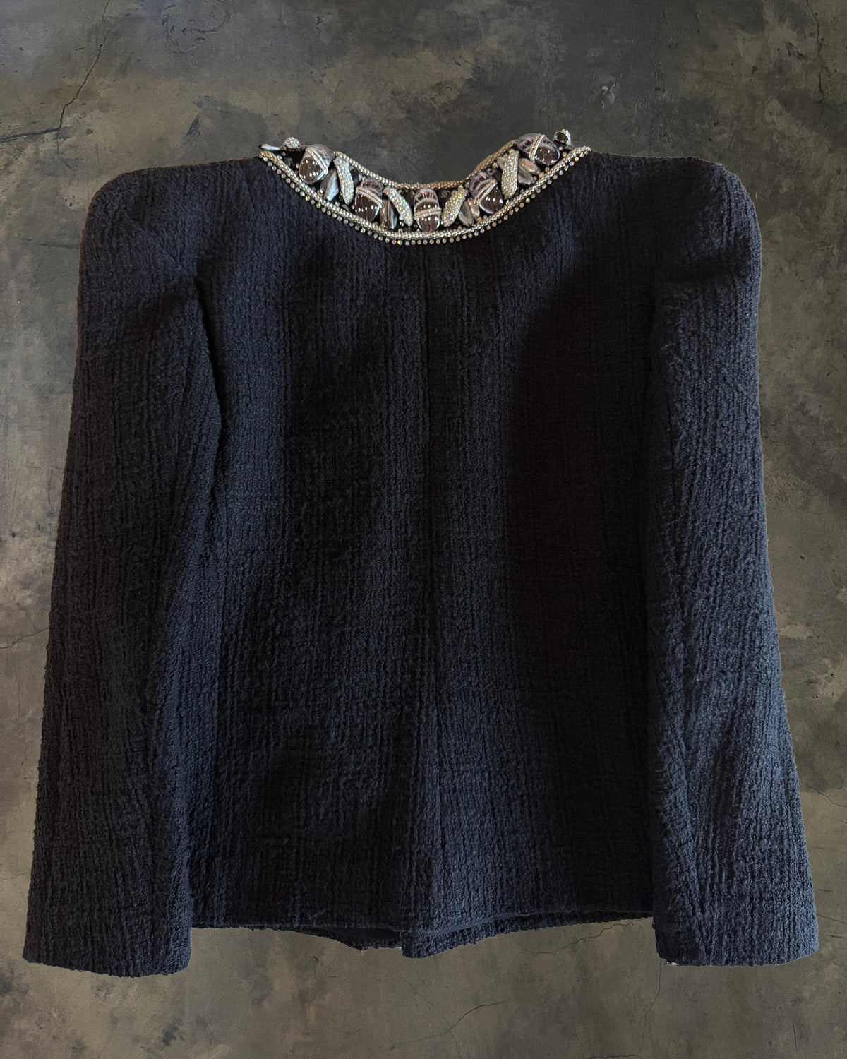 BALMAIN SS2009 RUNWAY EMBELLISHED TWEED JACKET