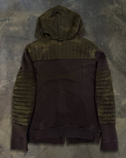 BALMAIN 2010 OBSCURE CAMO ZIP UP HOODIE
