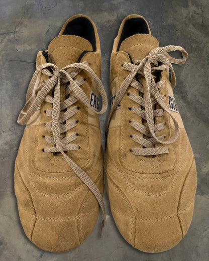 DIRK BIKKEMBERGS SEUDE SOCCER SNEAKERS