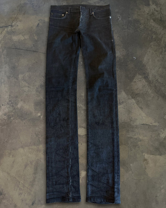 DIOR HOMME SS2007 "WE LOOK GOOD TOGETHER" BLACK DENIM