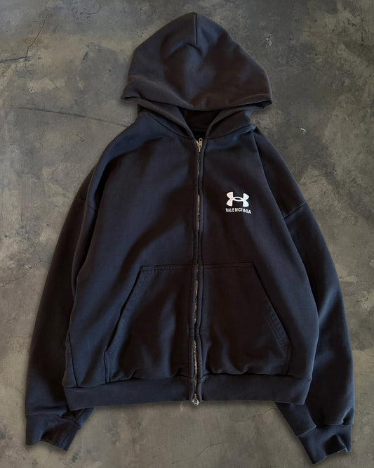 BALENCIAGA X UNDER ARMOUR ZIP UP HOODIE