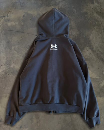 BALENCIAGA X UNDER ARMOUR ZIP UP HOODIE