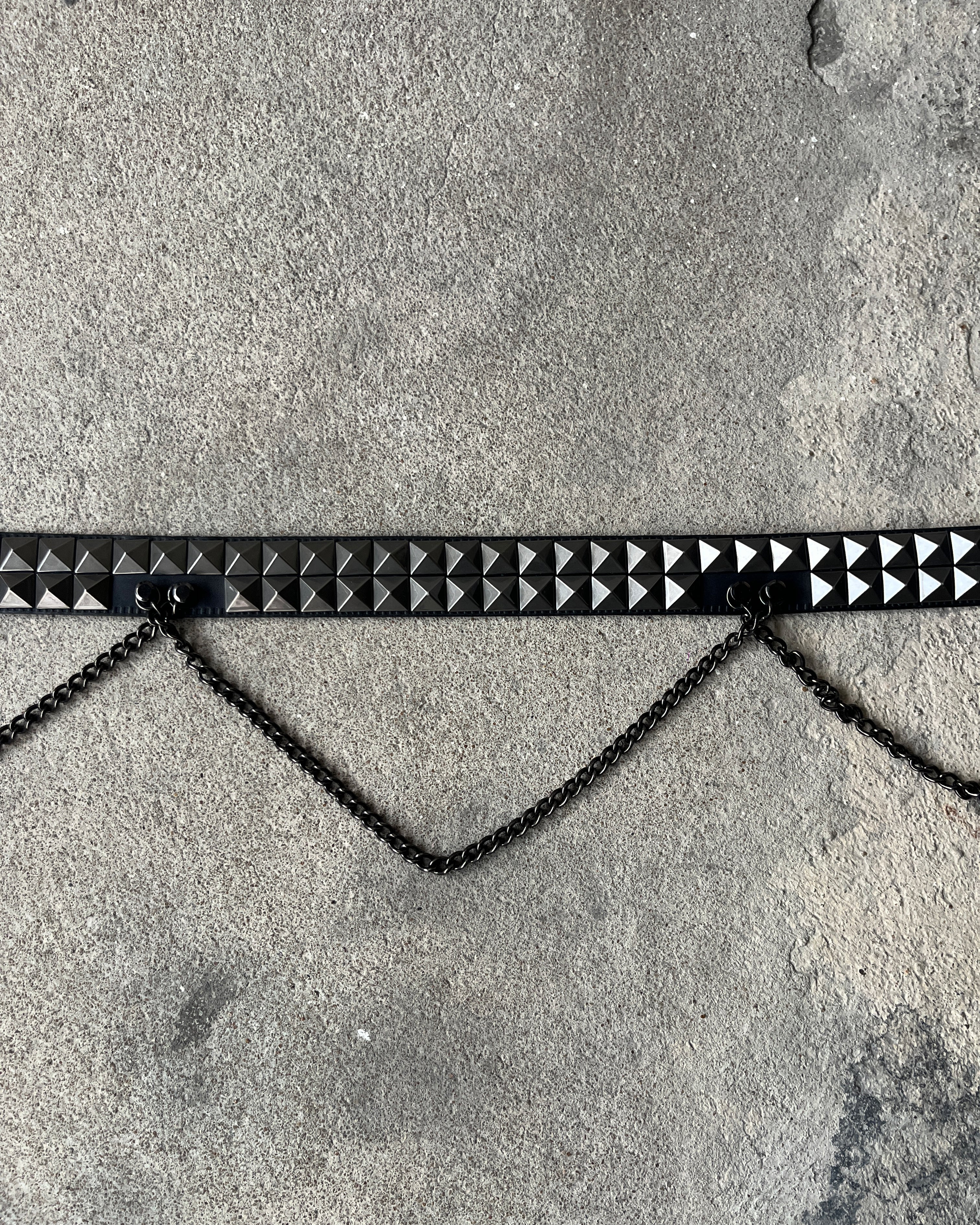 BURBERRY PRORSUM SS2011 STUDDED CHAIN BELT – glam archive