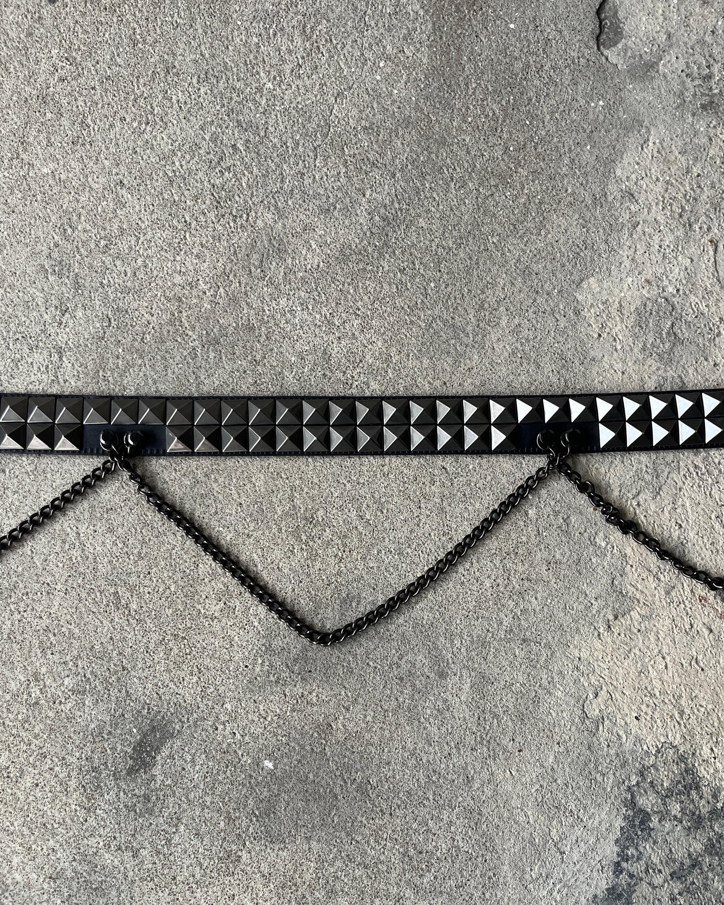 BURBERRY PRORSUM SS2011 STUDDED CHAIN BELT